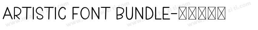 Artistic Font Bundle字体转换
